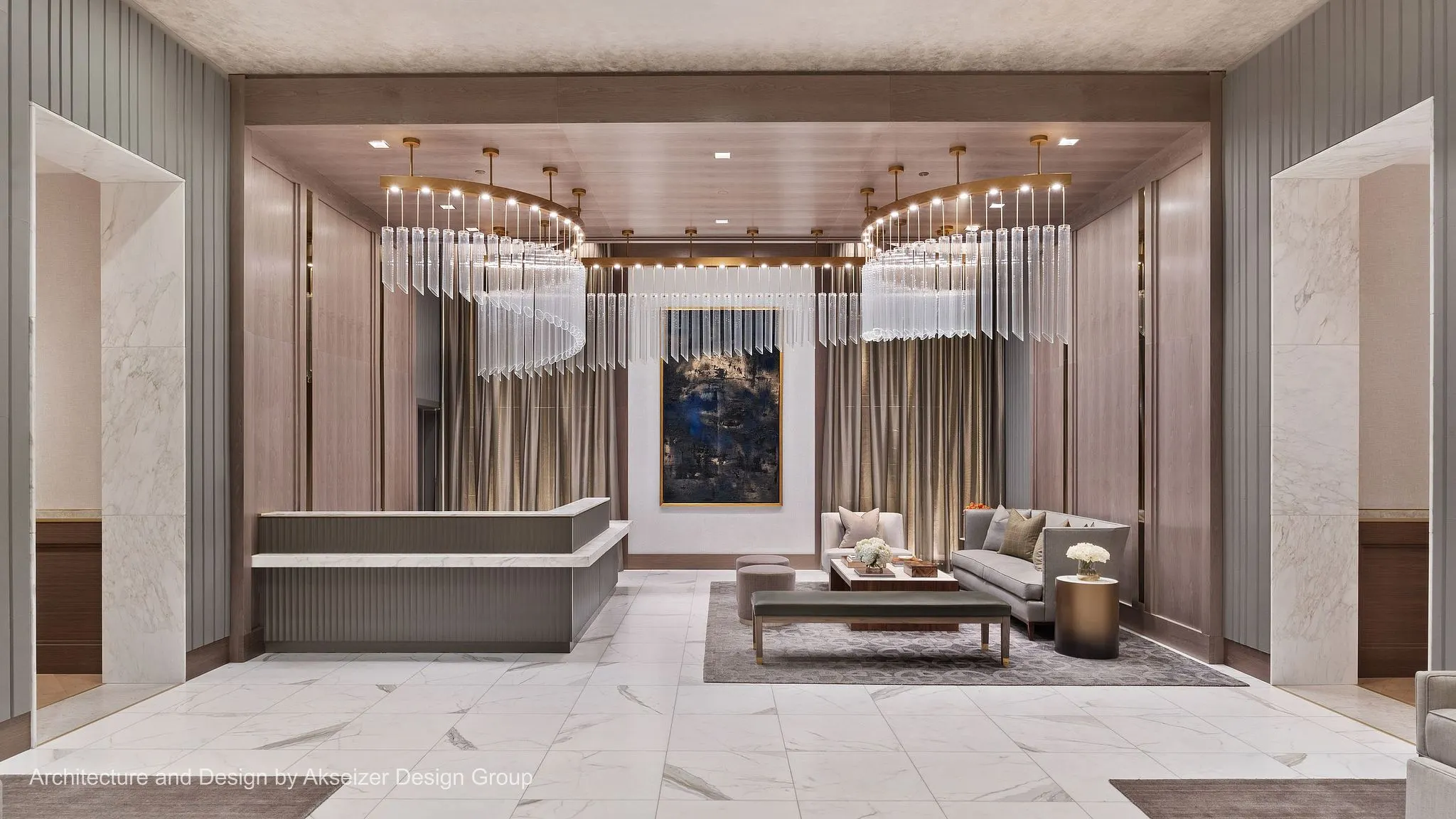 Interior of the Ritz-Carlton Residences